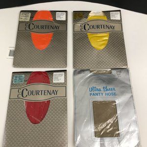 Vintage New Pantyhose 4 Pairs/Colors in 1 Price